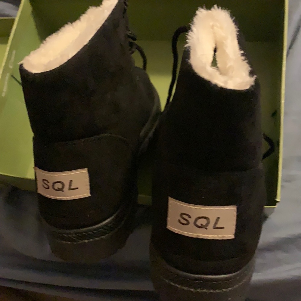 adorable black boots